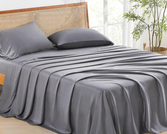 100% Bamboo Viscose Bedsheet Set - Grey